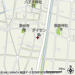 静岡県浜松市中央区豊西町117周辺の地図