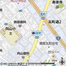 愛知県豊橋市南瓦町105周辺の地図