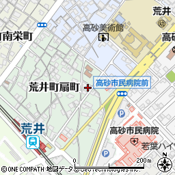 兵庫県高砂市荒井町扇町2-6周辺の地図