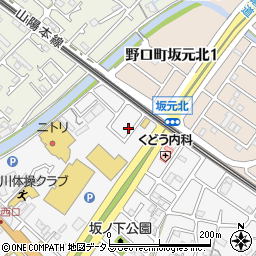 兵庫県加古川市野口町坂元1011周辺の地図