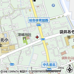 静岡県袋井市久能1671周辺の地図