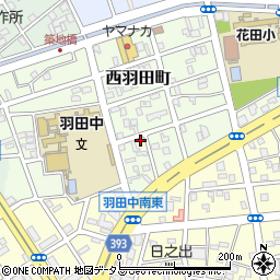 愛知県豊橋市西羽田町152周辺の地図