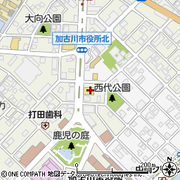 ＴＳＵＴＡＹＡ加古川店周辺の地図