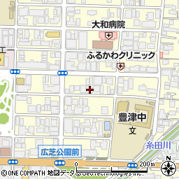 大阪府吹田市垂水町3丁目28-32周辺の地図