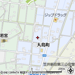 静岡県浜松市中央区大島町638周辺の地図