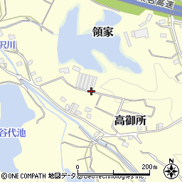 静岡県掛川市高御所周辺の地図