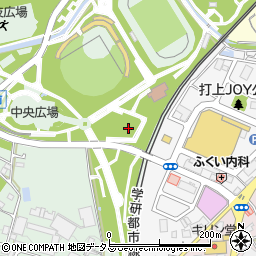 大阪府寝屋川市寝屋川公園周辺の地図