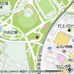 大阪府寝屋川市寝屋川公園周辺の地図