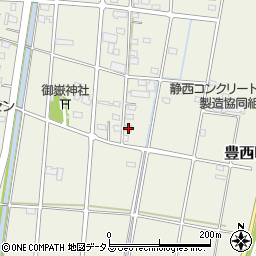静岡県浜松市中央区豊西町381周辺の地図