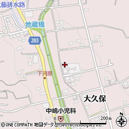 静岡県磐田市大久保498周辺の地図