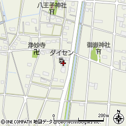 ダイセン　豊西工場周辺の地図