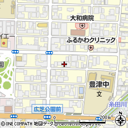 大阪府吹田市垂水町3丁目28-15周辺の地図