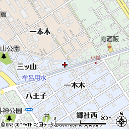 愛知県豊橋市牟呂町一本木6-3周辺の地図