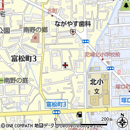 シティパーク富松周辺の地図