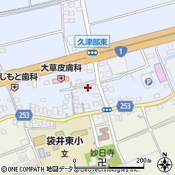 静岡県袋井市国本2058周辺の地図
