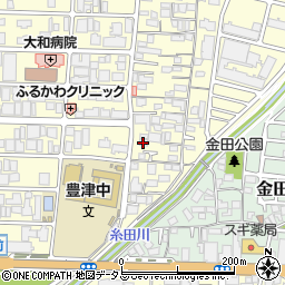 おそうじ本舗　江坂店周辺の地図