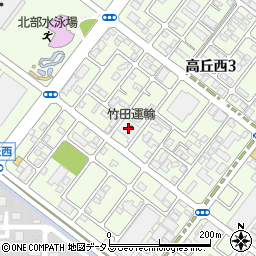 竹田運輸周辺の地図