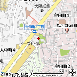 大阪府守口市金田町2丁目55周辺の地図