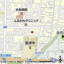 大阪府吹田市垂水町3丁目27周辺の地図