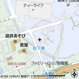 静岡県袋井市鷲巣145周辺の地図
