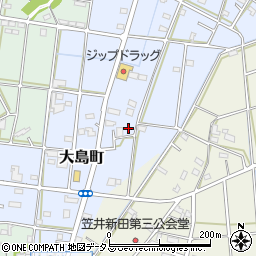 静岡県浜松市中央区大島町399周辺の地図
