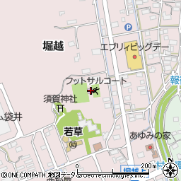 静岡県袋井市堀越1183周辺の地図