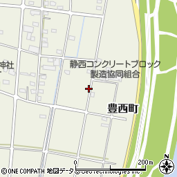 静岡県浜松市中央区豊西町372周辺の地図
