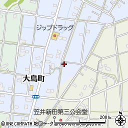 静岡県浜松市中央区大島町394周辺の地図
