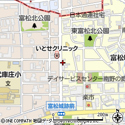 プチ富松周辺の地図