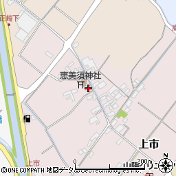 岡山県赤磐市上市298周辺の地図