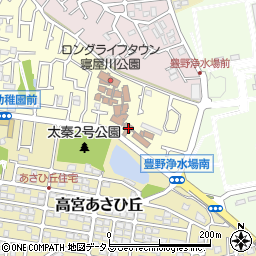 ローズパークシティ ロングライフ学研京阪奈周辺の地図