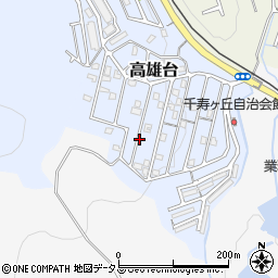 兵庫県神戸市西区高雄台周辺の地図