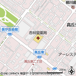 杏林堂薬局周辺の地図