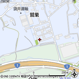 静岡県袋井市鷲巣392-38周辺の地図