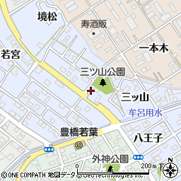 愛知県豊橋市牟呂町坂津周辺の地図