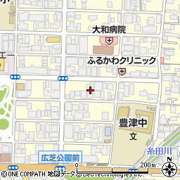 大阪府吹田市垂水町3丁目28周辺の地図