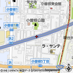 大阪府豊中市小曽根周辺の地図