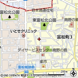 兵庫県尼崎市富松町3丁目23-59周辺の地図