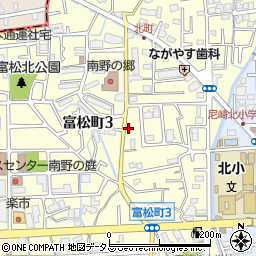兵庫県尼崎市富松町3丁目18-3周辺の地図