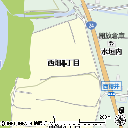 京都府木津川市山城町上狛西畑５丁目周辺の地図