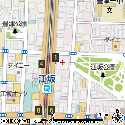 株式会社日水コン　大阪支所周辺の地図