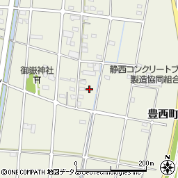 静岡県浜松市中央区豊西町383周辺の地図