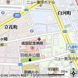 クオール薬局豊橋店周辺の地図