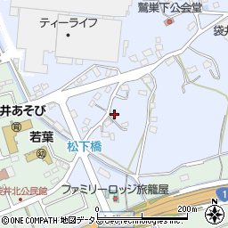 静岡県袋井市鷲巣202周辺の地図