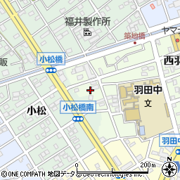愛知県豊橋市西羽田町10周辺の地図