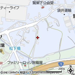 静岡県袋井市鷲巣224周辺の地図