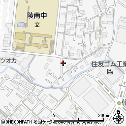 兵庫県加古川市野口町水足535-6周辺の地図