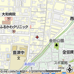 大阪府吹田市垂水町2丁目36周辺の地図