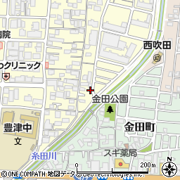 大阪府吹田市垂水町2丁目35-7周辺の地図