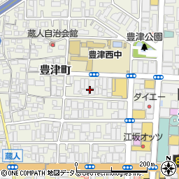 株式会社不二製作所　大阪営業所周辺の地図